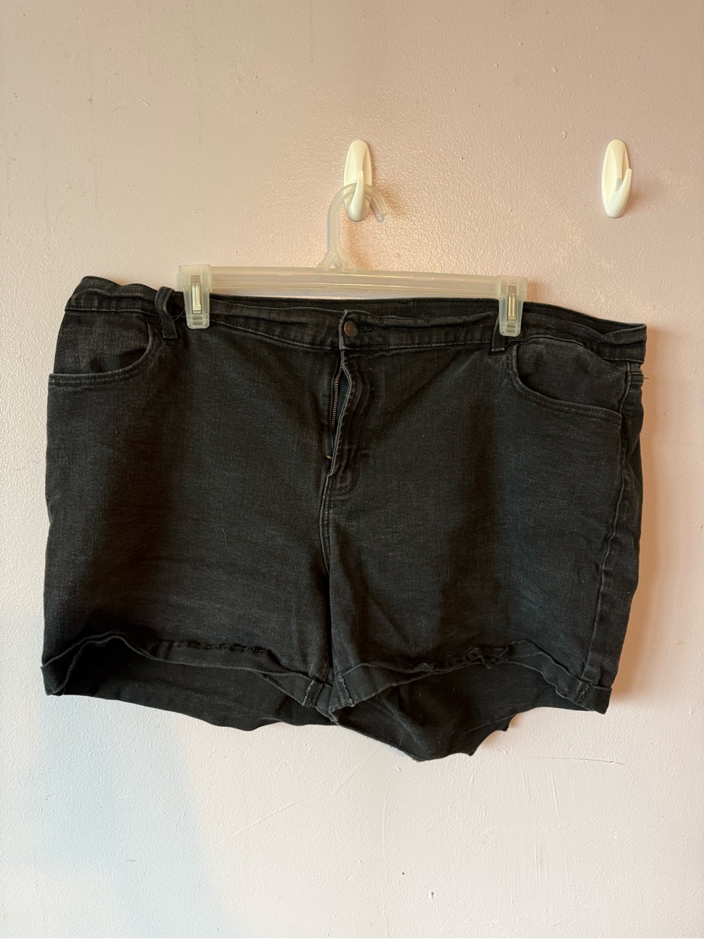 Old Navy Black Denim Cutoff Shorts